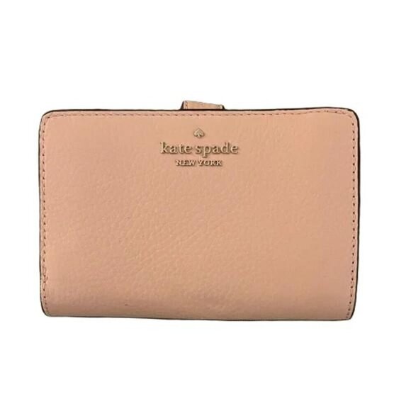 Kate Spade New York Handbags - Kate Spade New York Rose Smoke Pebbled Leather Medium Wallet WLR00394